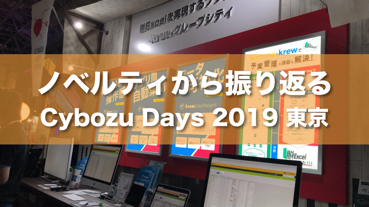 ノベルティから振り返るCybozu Days 2019 東京